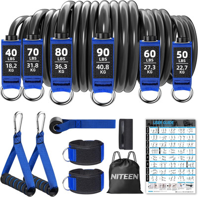 Heavy Resistance Bands for Working Out,  Resistance Bands with Handles Weight Ex