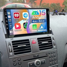 Android 15 Für Mercedes Benz C-Klasse W204 S204 Autoradio Apple Carplay GPS 64GB
