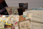 LARGE VINTAGE MIXED EPHEMERA LOT #3 CRAFT SCRAP USE JOURNALS STARTING LATE 1800' — photo 6