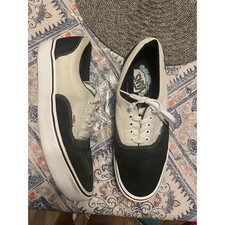 Vans Era ComfyCush Black Marshmallow White Skate Shoes Mens 9.5 Womens 11