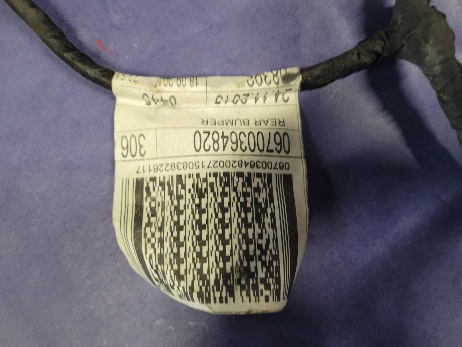 2017-2021 MASERATI GHIBLI - REAR BUMPER PDC WIRE HARNESS - 06700364820 - OEM