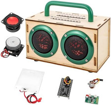 DIY Bluetooth Speaker Kit STEM Electronics Project with LED Light for Kids