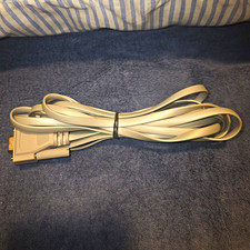 DB9 Female to RJ-11 Male 1:1 Flat Cable Adapter Cord, Beige 540-143