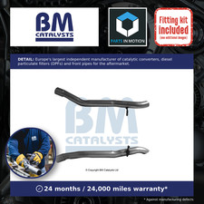 Exhaust Pipe + Fitting Kit fits VOLVO S40 Mk2 2.0D Rear 04 to 10 D4204T BM New