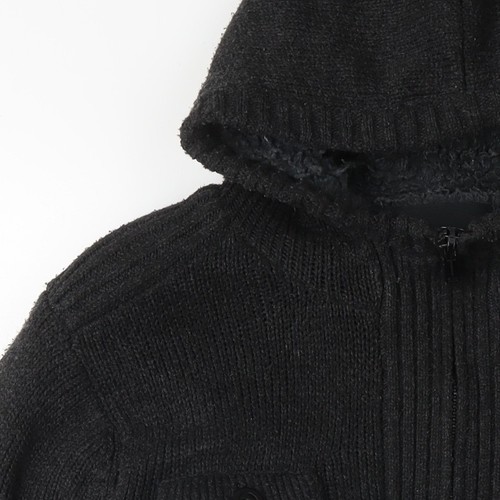 Jersey con capucha Dissident 2XL negro cremallera completa para hombre - Imagen 11 de 12