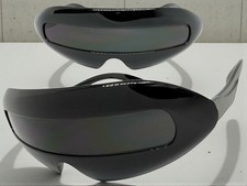 SPACE CYCLOPS FUTURISTIC ROBOT COSTUME PARTY CLUB RAVER DJ SHIELD SUN GLASSES