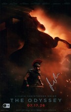MATT DAMON SIGNED THE ODYSSEY ODYSSEUS 11X17 PHOTO NOLAN FILM BAS BECKETT COA