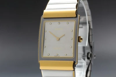 Rado Diastar 153.0522.3 23 mm graues Zifferblatt Quarz rechteckige... - Bild 1 von 4