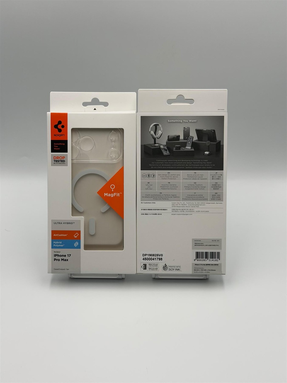 Spigen Ultra Hybrid Case with MagSafe for iPhone 17 Pro Max 6.9"" Frost White
