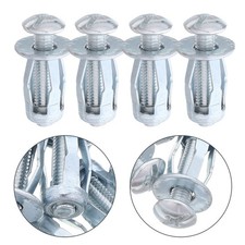 50 Pcs Wall Screw Anchors Screws Expansion for Drywall Jack Nuts
