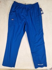 Cherokee Workwear Women's XL Pull On Cargo Scrub Pants Royal Blue 4200 Beaumont