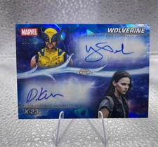 2025 TOPPS MARVEL STUDIOS CHROME DUAL AUTO WOLVERINE X23 /10