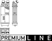 LadeluftküHler Premium Line Mahle CI 210 000P FüR Peugeot 207 CC SW Hdi 110