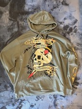 Vintage Ed Hardy Y2K Hoodie Unisex | Green