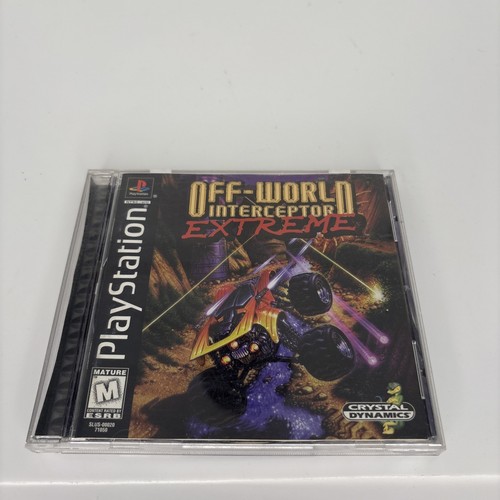 Off-World Interceptor Extreme (Sony PlayStation 1, 1995) Complete Tested CIB PS1