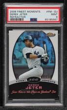 2008 Topps Finest Finest Moments Refractor Derek Jeter #FM-DJ PSA 9 MINT HOF