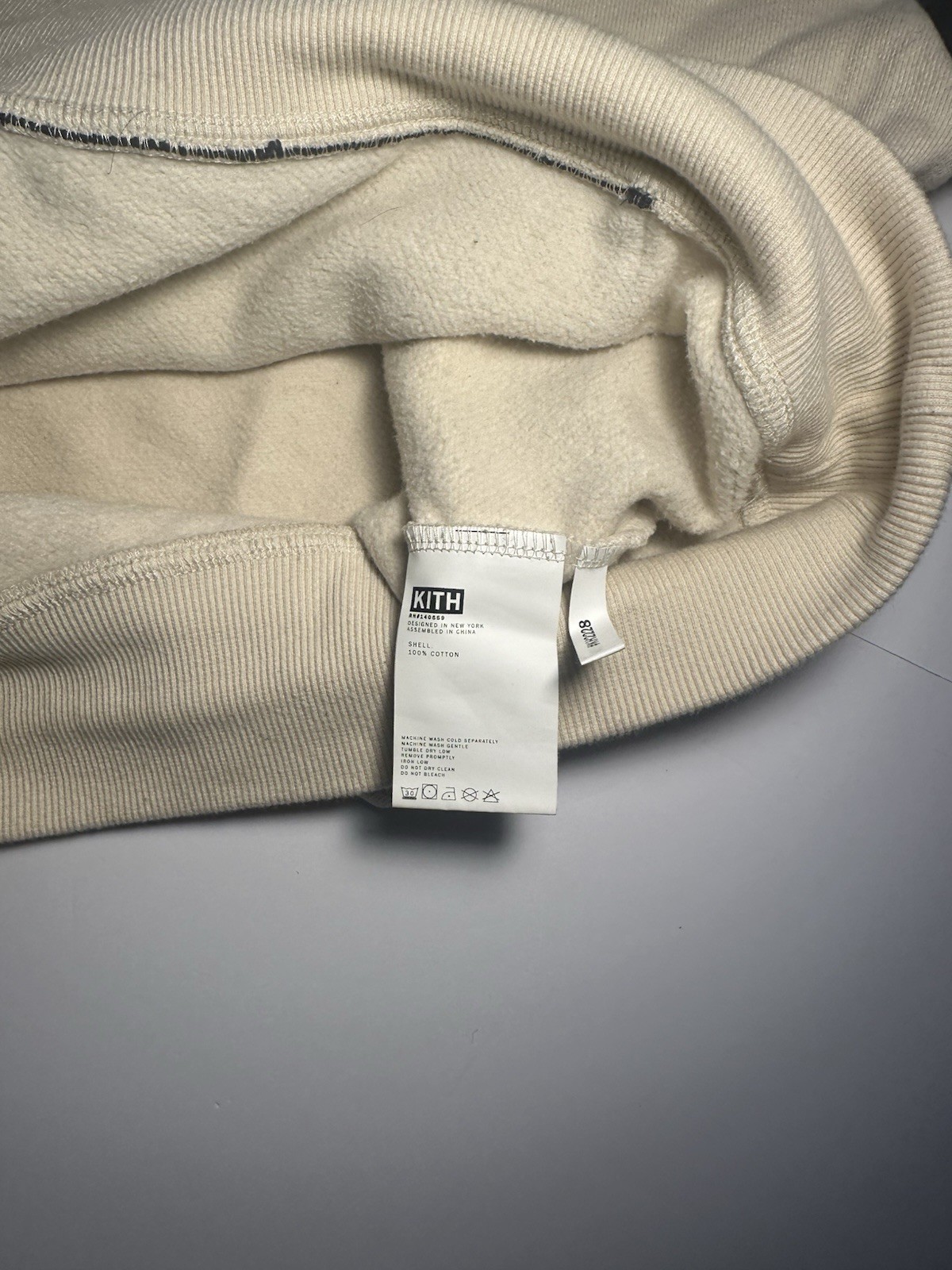 Kith Patchwork Williams Hoodie Off White Size Med… - image 12