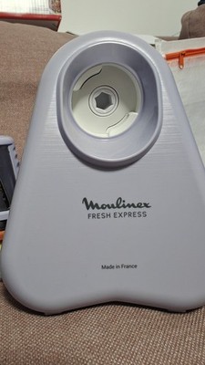 Moulinex Lila Fresh Express Elektrische Gemüsereibe, Direktserviersystem, 4-in-1