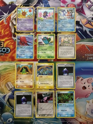 Vintage Pokemon Card Lot Reverse Holo Etc Fire Deoxys Bulbasaur