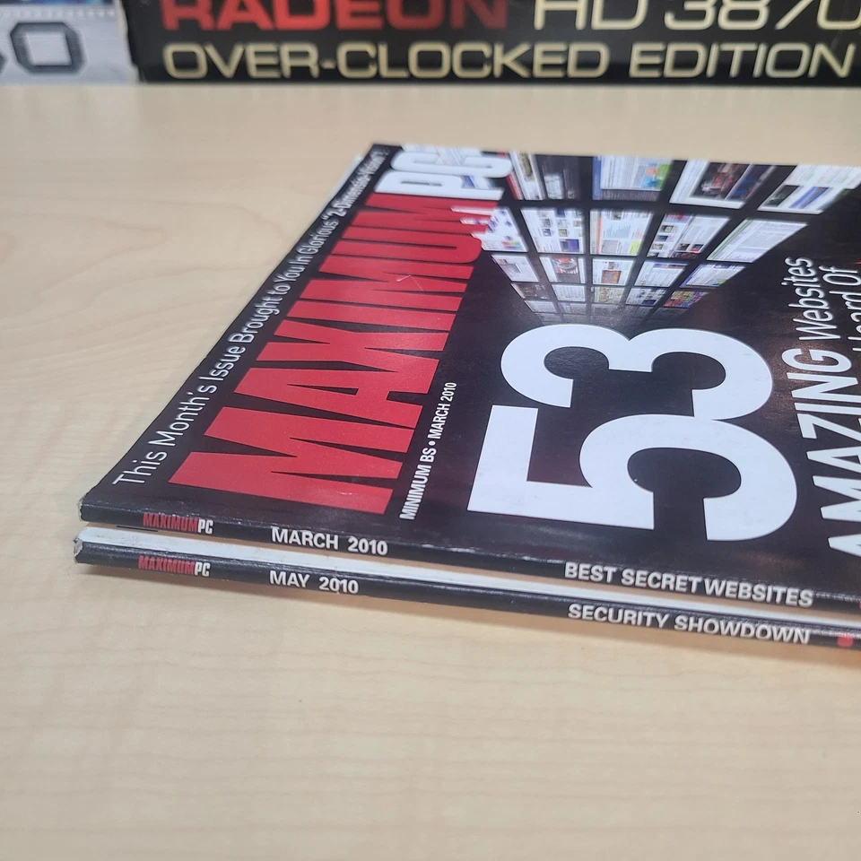Maximum PC Magazine Lot of 2 Issues March May 2010 - Image 3 of 3