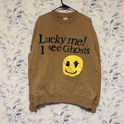 See Ghosts Lucky Me I See Ghosts Crewneck Sweatshirt Size Xl Brown