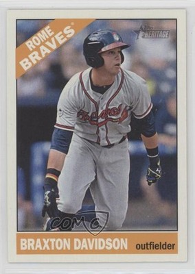 2015 Topps Heritage Minor League Edition Braxton Davidson #84 3n4