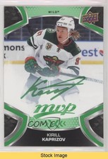 2021-22 Upper Deck MVP Green Script Kirill Kaprizov #218 READ 0kr6