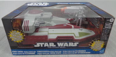 Star Wars The Clone Wars Remote Control R/C Republic Fighter Tank sealed