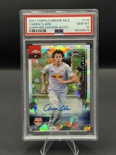 2021 Topps Chrome Sapphire Edition MLS Major League Soccer Cards Checklist 21