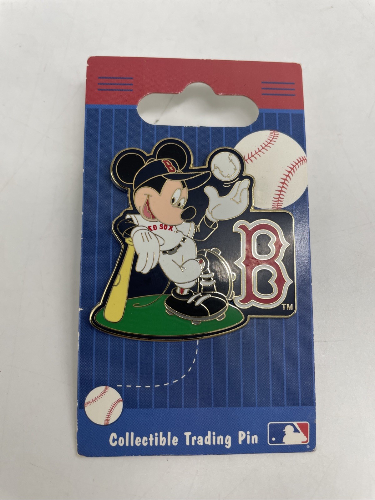 Disney Mickey Mouse Major League Baseball Boston Red Sox Collectible Trading Pin