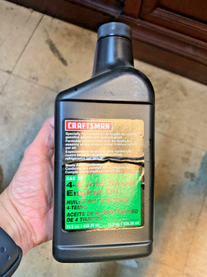 #ad #ad 4PK CRAFTSMAN ELITE 4 CYCLE ENGINE MOTOR OIL 15.5oz BOTTLES BRIGGS KOHLER HONDA $25.00
