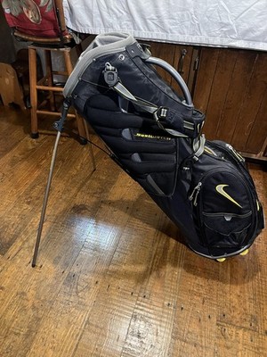Nike SQ Sasquatch Golf Stand Bag 14-Way Black Yellow with Dual