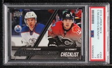 2015 Upper Deck Young Guns Checklist Connor McDavid Sam Bennett #250 PSA 7 11tj