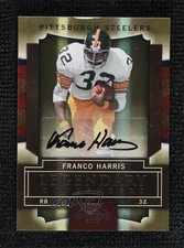 2009 Playoff Contenders Legendary Black Franco Harris #31 Auto HOF 1q7