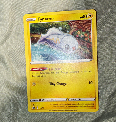 Tynamo 10/15 McDonald's Collection 2022 Holo Promo 40 HP Basic English