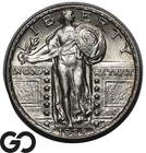 1928 Standing Liberty Quarter Full Head, Choice AU++ FH