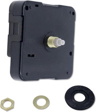 Clock Movement Replacement, 13mm/0.51 Inch Shaft Length Silent Quartz Mechanism,
