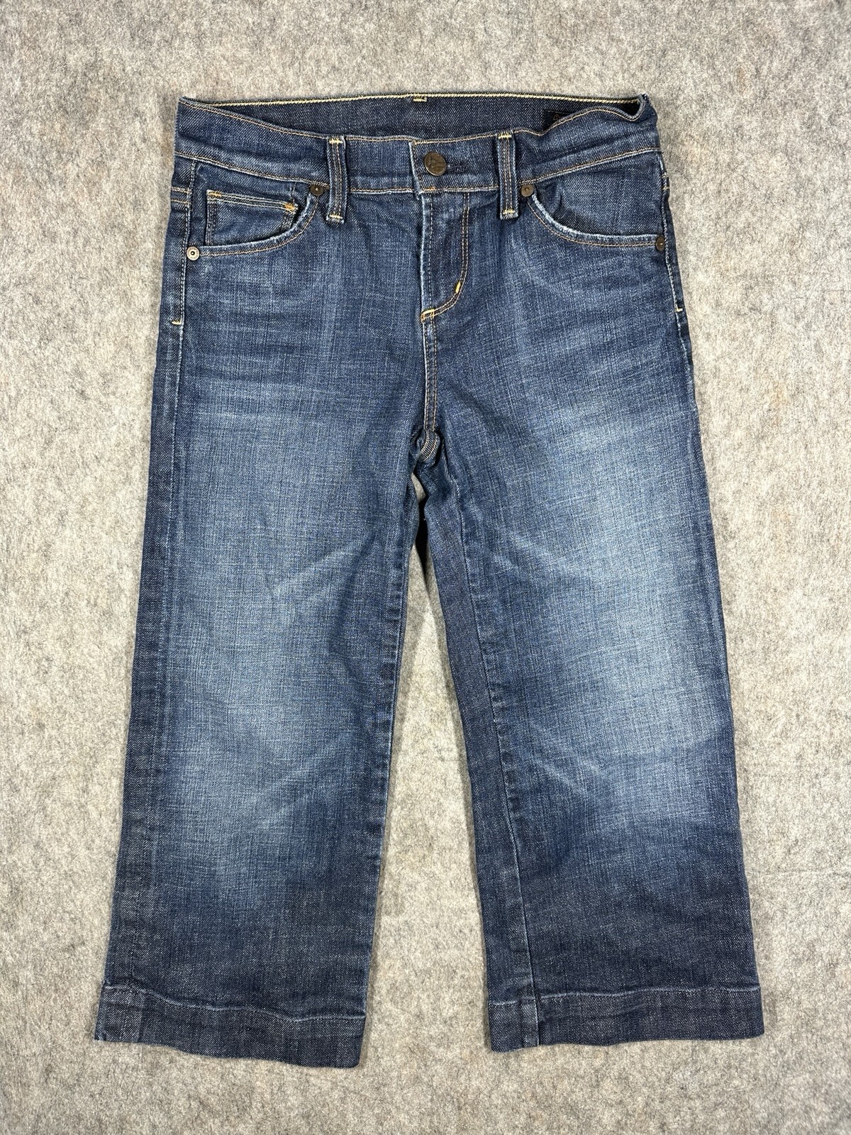 Citizens of Humanity Jerome Dahan Jeans 24 Cropped Wide Leg USA Denim