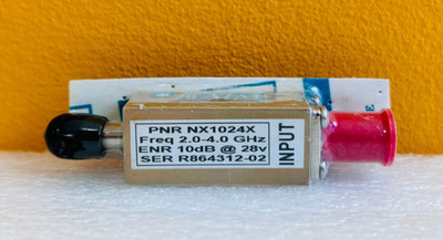 ATM Narda NX1024X, 2 to 4 GHz, 10 dB ENR, SMA (M) to BNC (F) Noise Source. New!