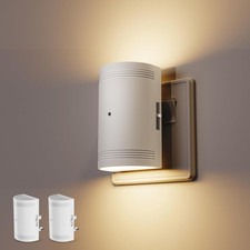 Night Light Plug in Wall, Modern Plug-In Light with Dusk to Dawn Sensor, Warm Wh