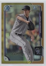 2015 Bowman Draft Chrome Gold Refractor 16/50 Jack Wynkoop #95 4x4
