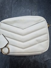 Image of Radley London Gordon Road Leather Crossbody Bag Chalk Inc Postage