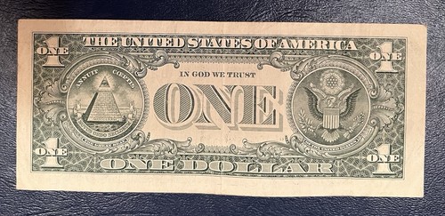 2017 $1 One Dollar Fancy Serial Birthday Note August 31 2001 20110831 Birthdate - Picture 4 of 4