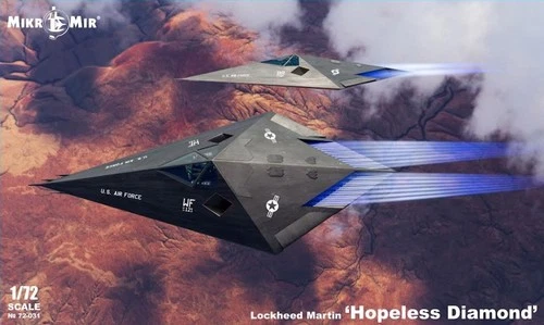 Mikro Mir 72-031 Lockheed Martin Hopeless Diamond Plastic model kit 1/72