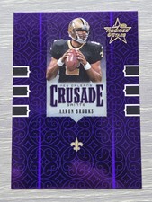 AARON BROOKS /250 PURPLE PARALLEL CRUSADE 2005 ROOKIES & STARS SAINTS