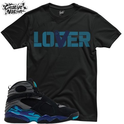 Shirt To Match 8 Aqua Unisex Tee Sneaker Shirt Lover Shirt For Sneaker Tee