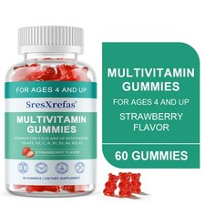 Kids Daily Multivitamin Gummies Supports Growing Kids Brain,Bone Immune,60 Count