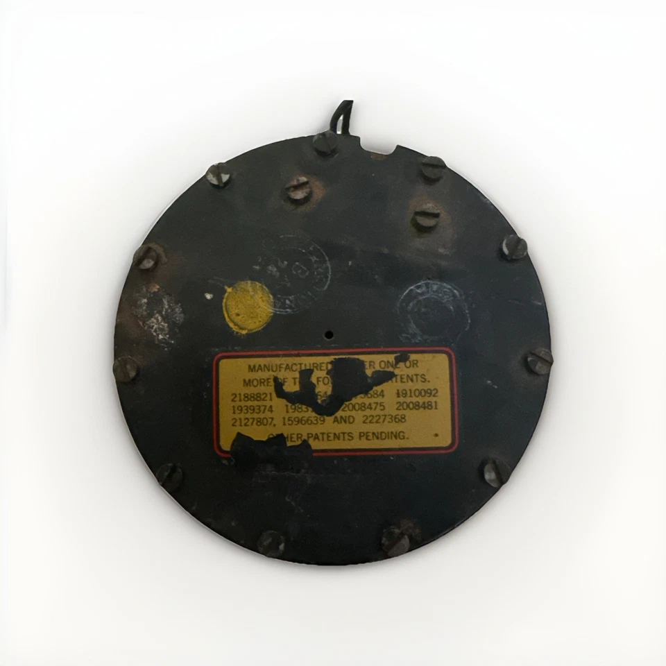 Brújula B-16 del Ejército de los Estados Unidos Equipo de Aviación Segunda Guerra Mundial P/N 1818-4-A Bendix Foto 3 de 4