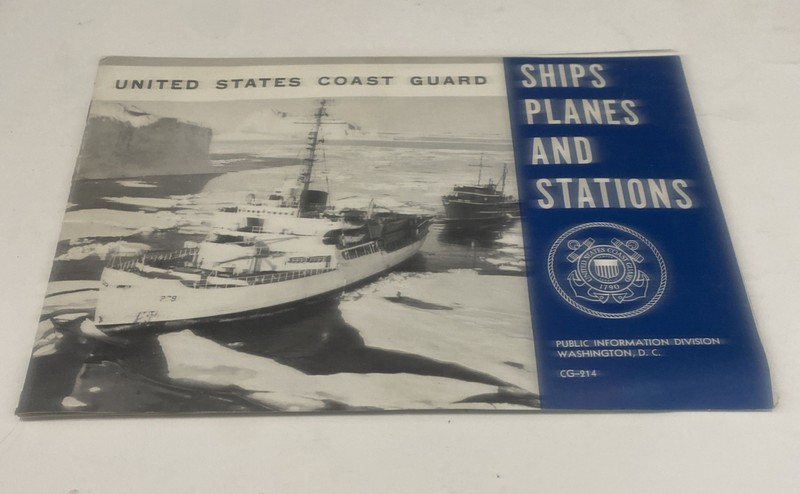 United States Coast Guard Ships Planes & Stations post WWII booklet EX C Dition