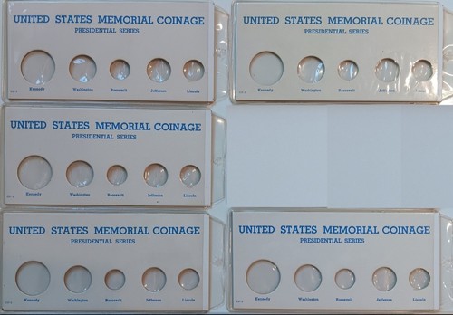 5 Crown? US Memorial Coinage Presidential Series Proof Mint Set Coin Holder Card